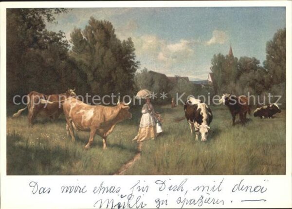 Koller Rudolf Kühe auf der Weide