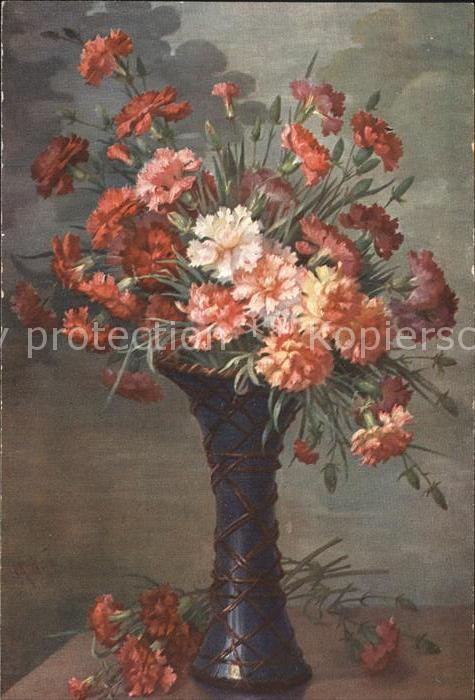 Verlag Tucks Oilette Nr. 894 Blumen Marie Nyl