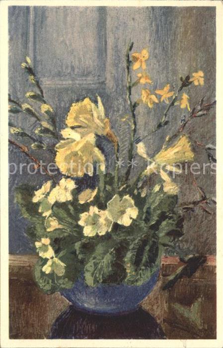 Blumen Narzissen Künstlerkarte