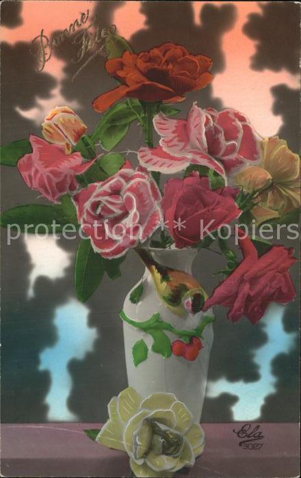 Verlag ELA Nr. 3027 Rosen Glückwunsch Geburtstag