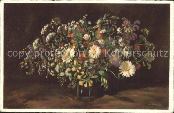 Kuenstlerkarte Wiesenblumen