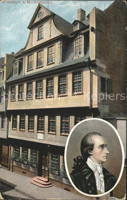 Goethe Johann Wolfgang von Haus Frankfurt