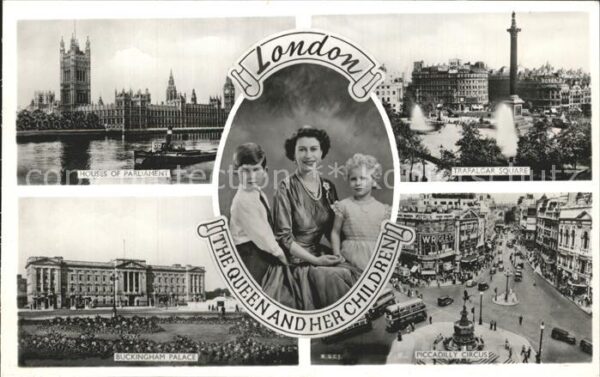 Adel England Queen Elizabeth Children Piccadilly Cir