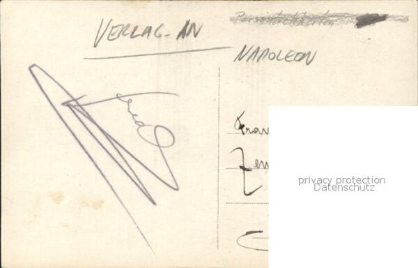 Napoleon Bonaparte Verlag-AN-Paris-(Noyer) Nr. 1498 – Bild 2
