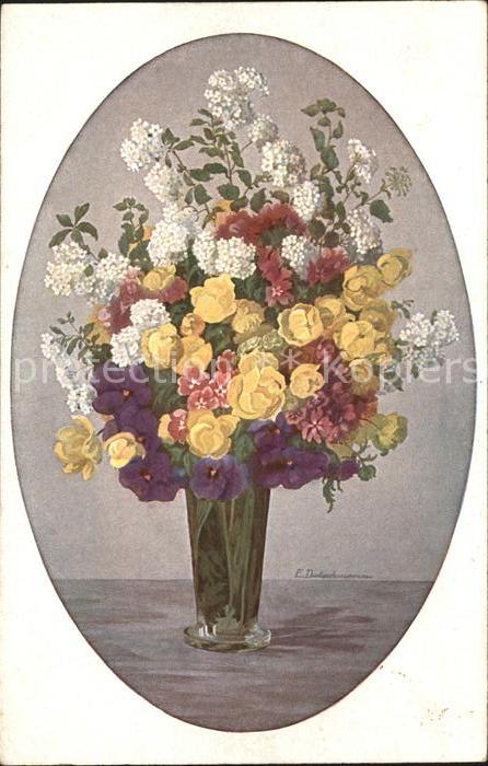 Blumen Goldene Ranunkeln Künstlerkarte