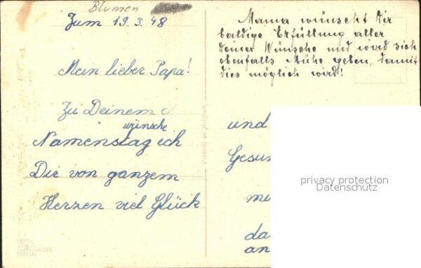 Blumen Glückwunsch – Bild 2