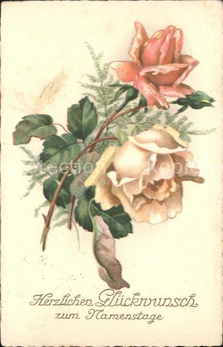 Rosen Glückwunsch Namenstag
