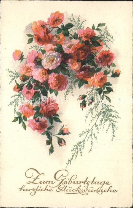 Rosen Glückwunsch Geburtstag