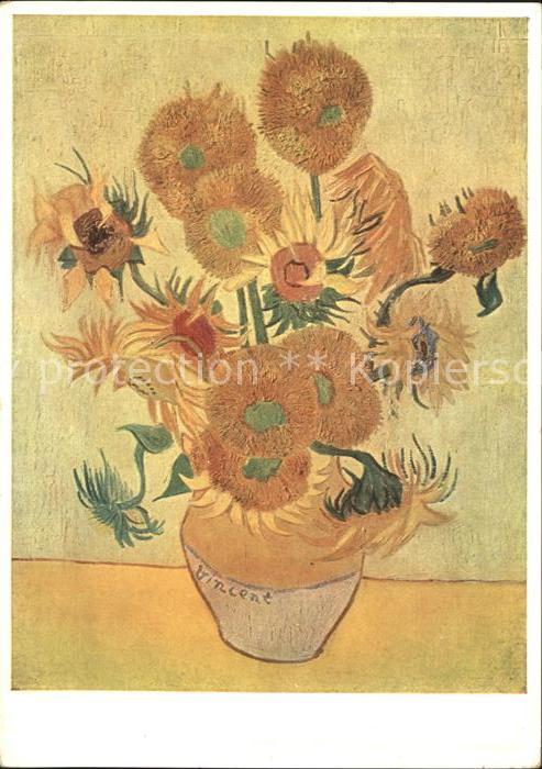 Van Gogh Vincent Sonnenblumen Bruckmanns Bildkarte Nr. 5