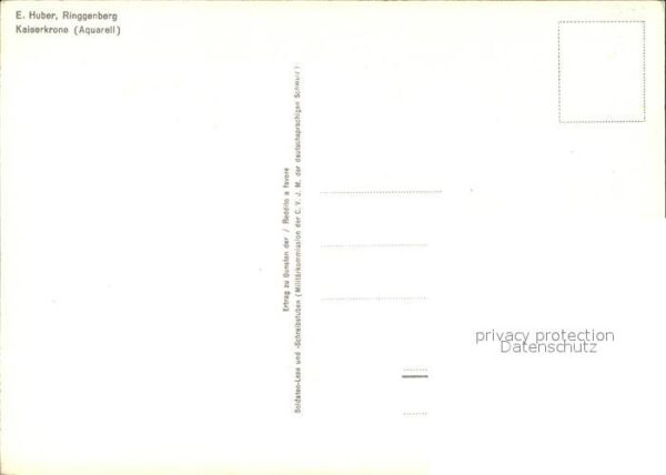 Blumen Kaiserkrone Künstlerkarte E. Huber – Bild 2