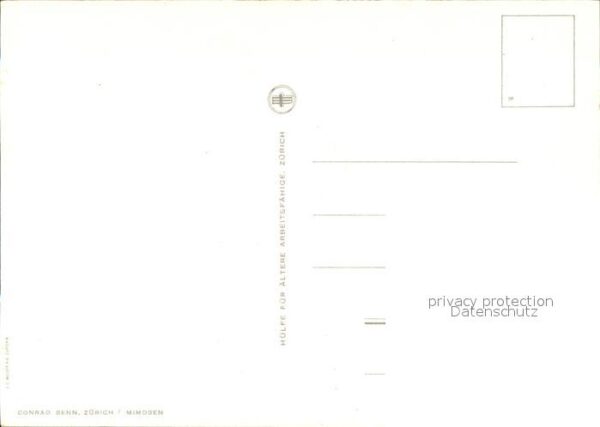 Kuenstlerkarte Conrad Senn Mimosen – Bild 2