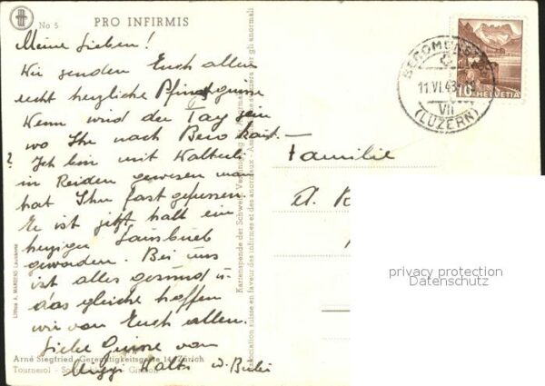 Kuenstlerkarte Arne Siegfried Sonnenblumen – Bild 2