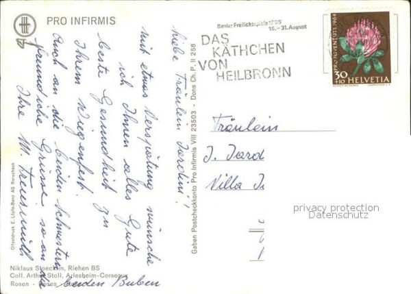 Kuenstlerkarte Niklaus Stoecklin Rosen – Bild 2