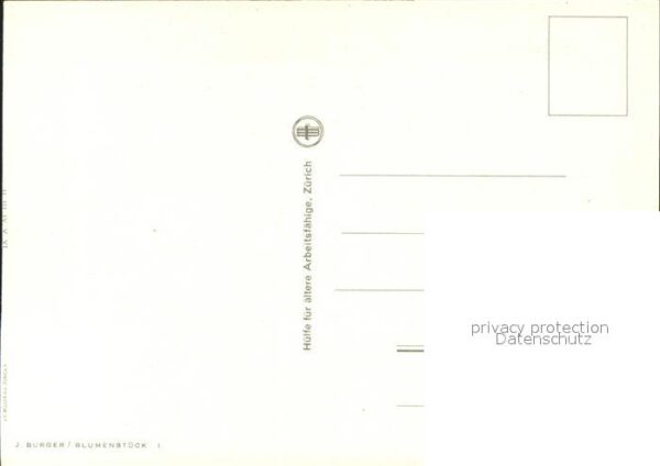Kuenstlerkarte J. Burger Blumenstück Rosen – Bild 2