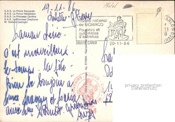 Adel Monaco Prince Rainier III de Monaco Prince Alb – Bild 2