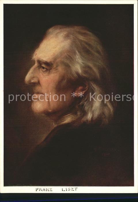 Liszt Franz Komponist Künstlerkarte H. Torggler Nr. 7073 Acke