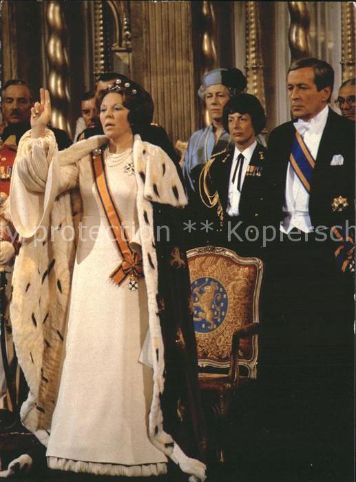 Adel Niederlande Koningin Beatrix Inhuldiging Nieuwe Ker