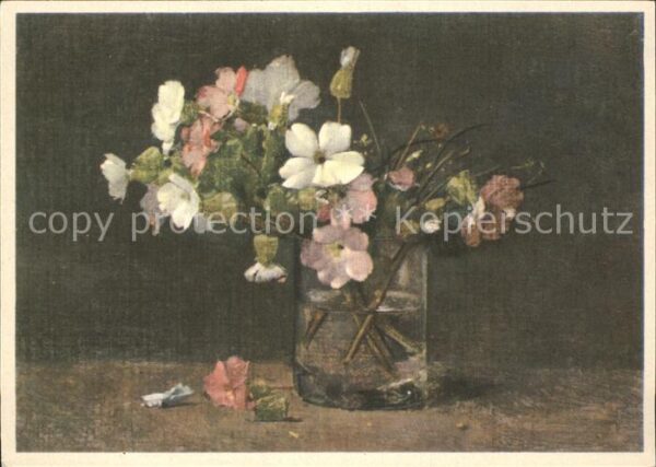 Kuenstlerkarte Pierre Pignolat Frühlingsblumen