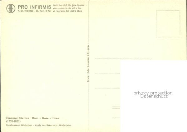 Kuenstlerkarte Emanuel Steiner Rose – Bild 2