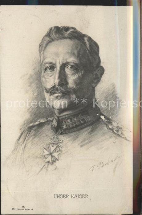 Wilhelm II Künstlerkarte