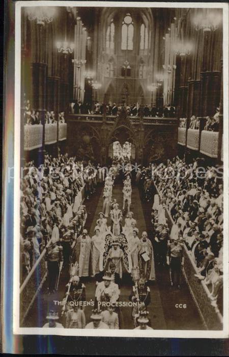 Adel England The Queen's Procession Abbey of Westmin