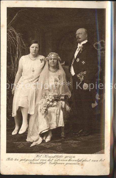 Adel Niederlande Königin Wilhelmina König Hendrik Kronpr