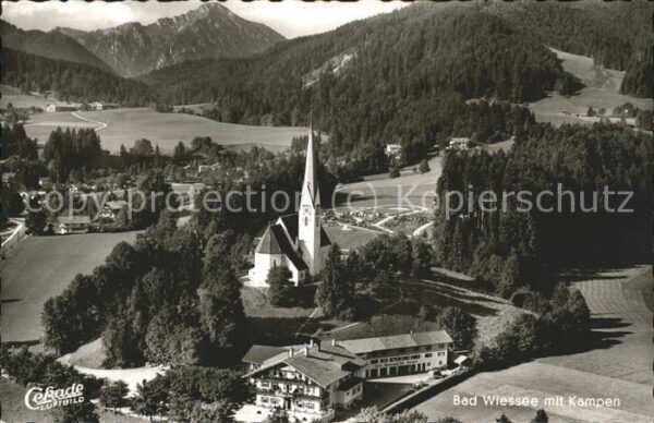 Bad Wiessee mit Kampen Fliegeraufnahme