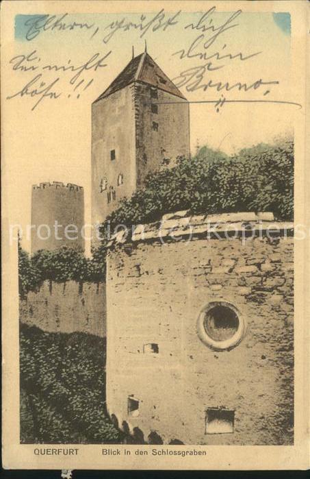 Querfurt Schloss Graben