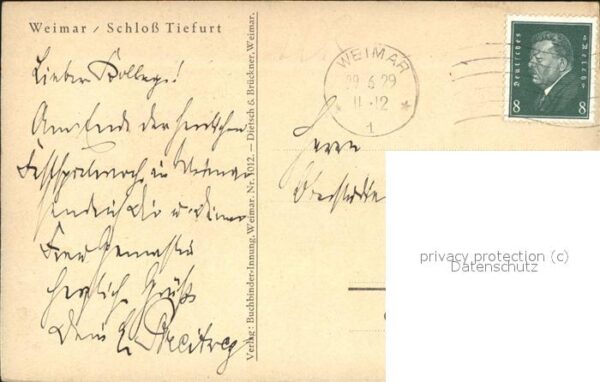 Weimar Thueringen Schloss Tiefurt – Bild 2