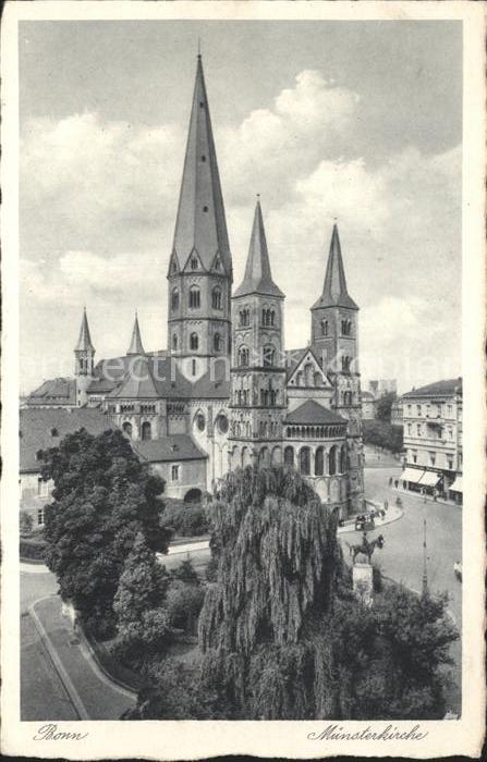 Bonn Rhein Münsterkirche