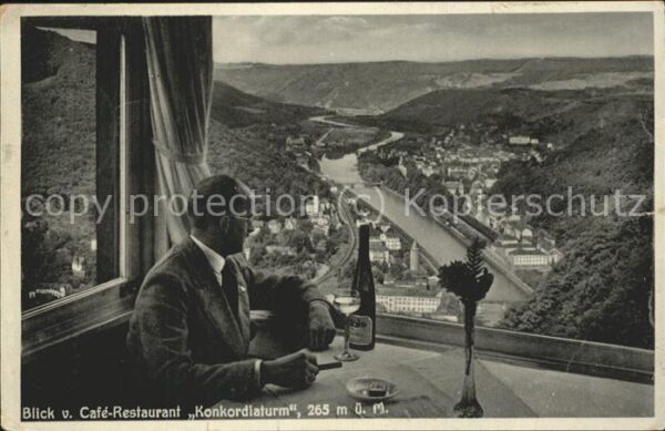 Bad Ems Lahn Blick vom Cafe Konkordiaturm