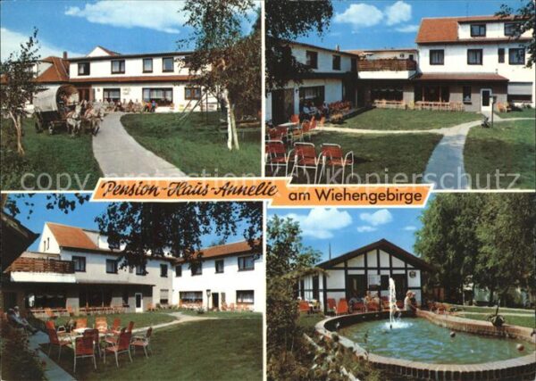 Bad Holzhausen Luebbecke Pension Haus Annelie Gartenanlage