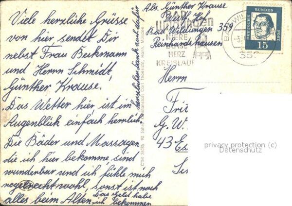 Reinhardshausen Kurpark Wandelhalle Sanatorium Hartenst – Bild 2