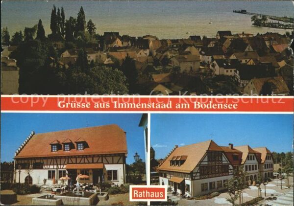 Immenstaad Bodensee Ortsansicht Rathaus