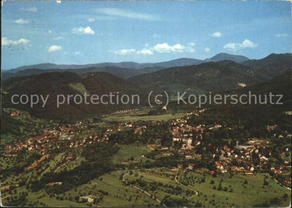 Badenweiler mit Rheumaklinik Fliegeraufnahme