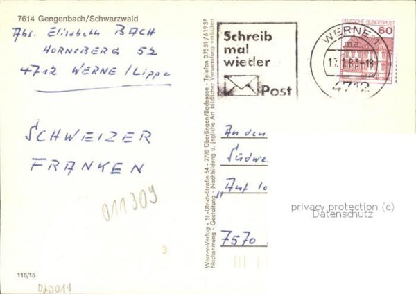 Gengenbach Marktbrunnen Marktplatz – Bild 2