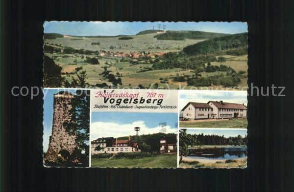Schotten Hessen Panorama mit Berggasthof Hoherodskopf V