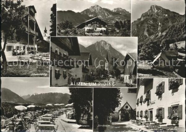Piding Dorfpartie Johannishögl Neubichleralm S