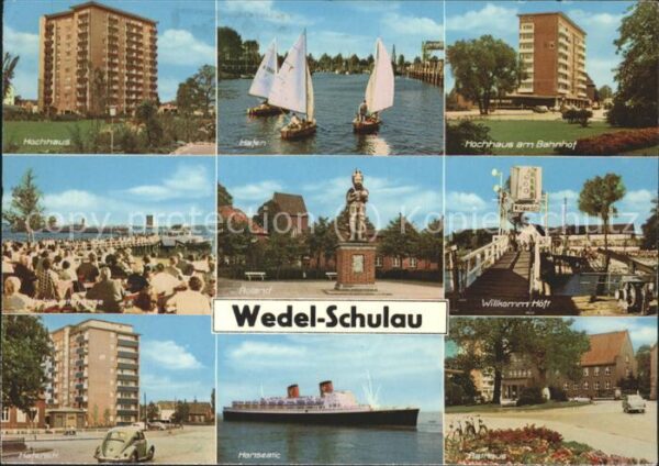 Schulau Wedel Hochhaus Hafen Fährhausterrasse Willkom