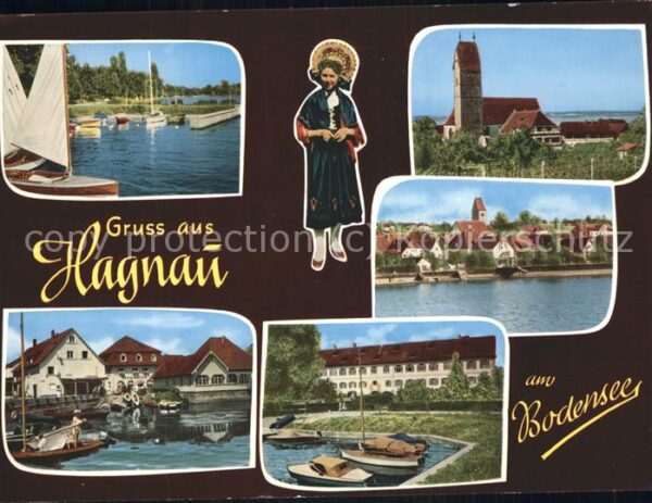 Hagnau Bodensee Hafenpartien Kirche