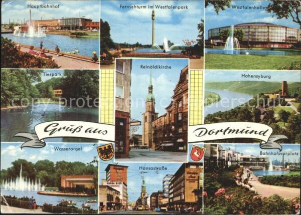 Dortmund Hauptbahnhof Fernsehturm Westfalenhalle