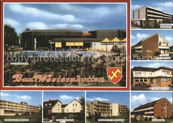 Bad Westernkotten Thermenbad Sanatorium Mühlenweg und Wie