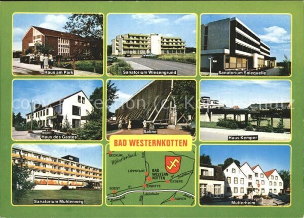 Bad Westernkotten Haus am Park  Thermenbad Sanatorium Müh