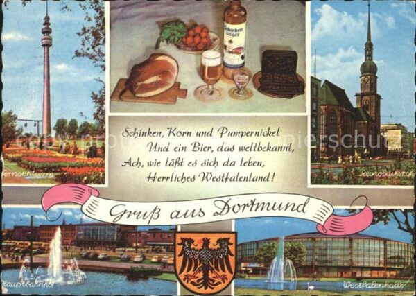 Dortmund Hauptbahnhof Fernsehturm Westfalenhalle