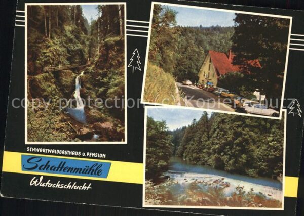 Wutachschlucht Schwarzwald Schwarzwaldgasthaus Schattenmühle Wasse