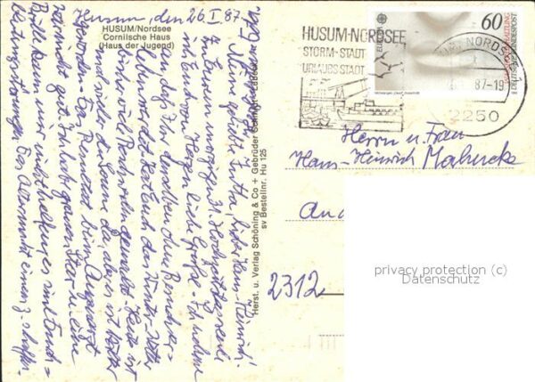 Husum Nordfriesland Cornilsche Haus – Bild 2