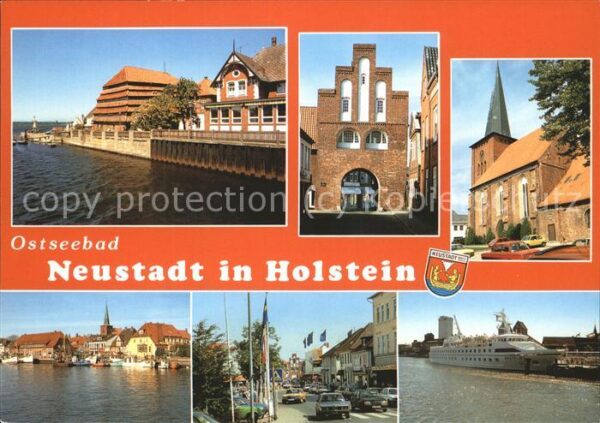 Neustadt Holstein Ostseebad Stadttor Kirche Hafen Fährsch