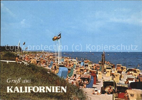 Kalifornien Ostseebad Strandpanorama