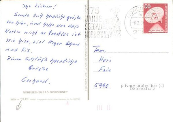 Norderney Nordseebad Fliegeraufnahme – Bild 2
