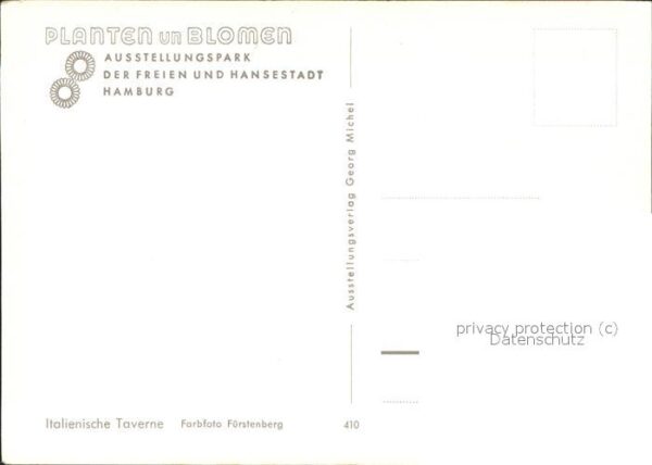 Hamburg Ausstellungspark Planten un Blomen – Bild 2